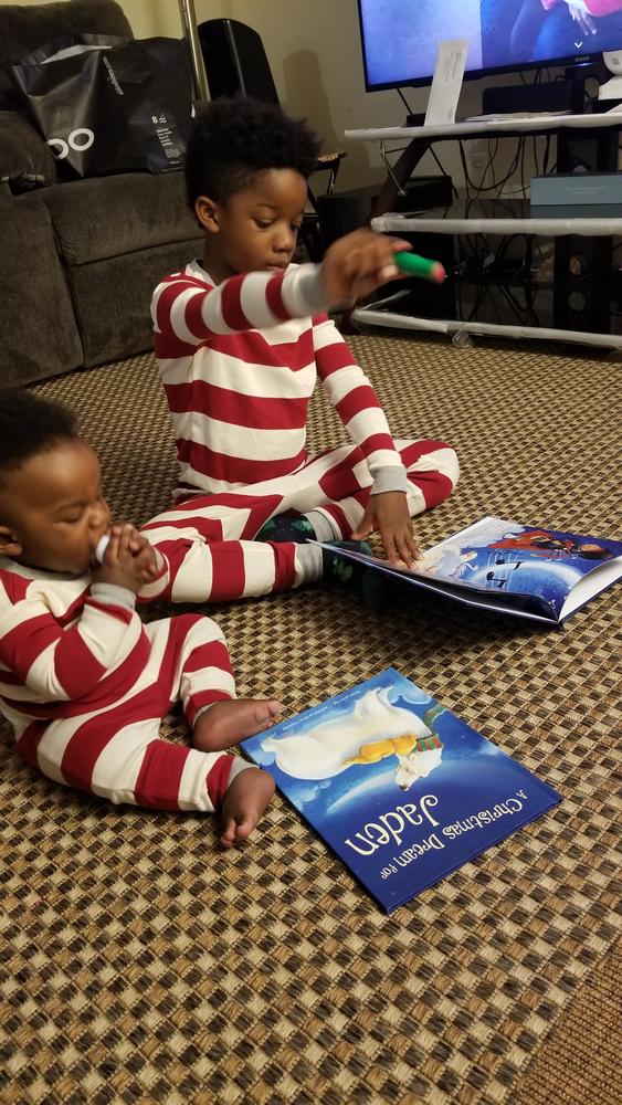 A Christmas Dream for Me Personalized Book and Polar Bear Gift Set - Customer Photo From 