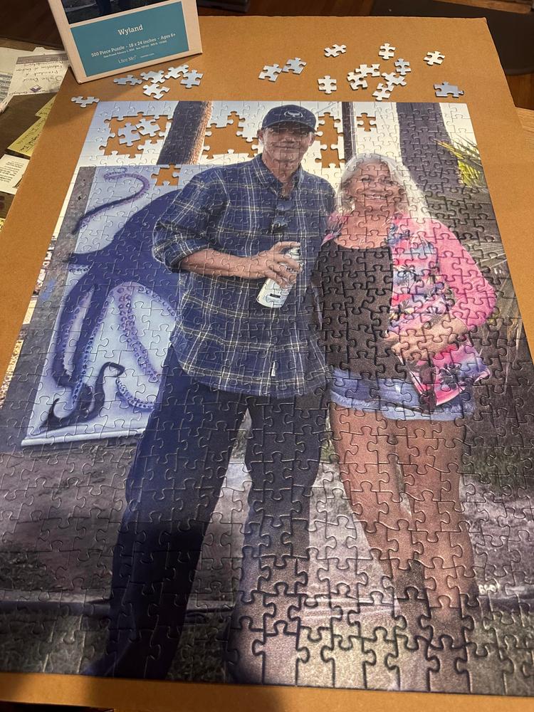Personalized Photo Puzzle, Landscape / Horizontal - 500 Pieces - Customer Photo From