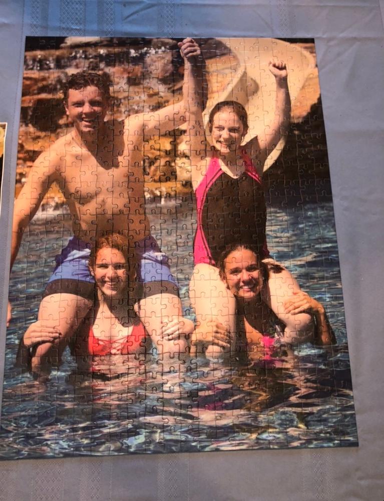 Personalized Photo Puzzle, Portrait / Vertical - 500 Pieces - Customer Photo From