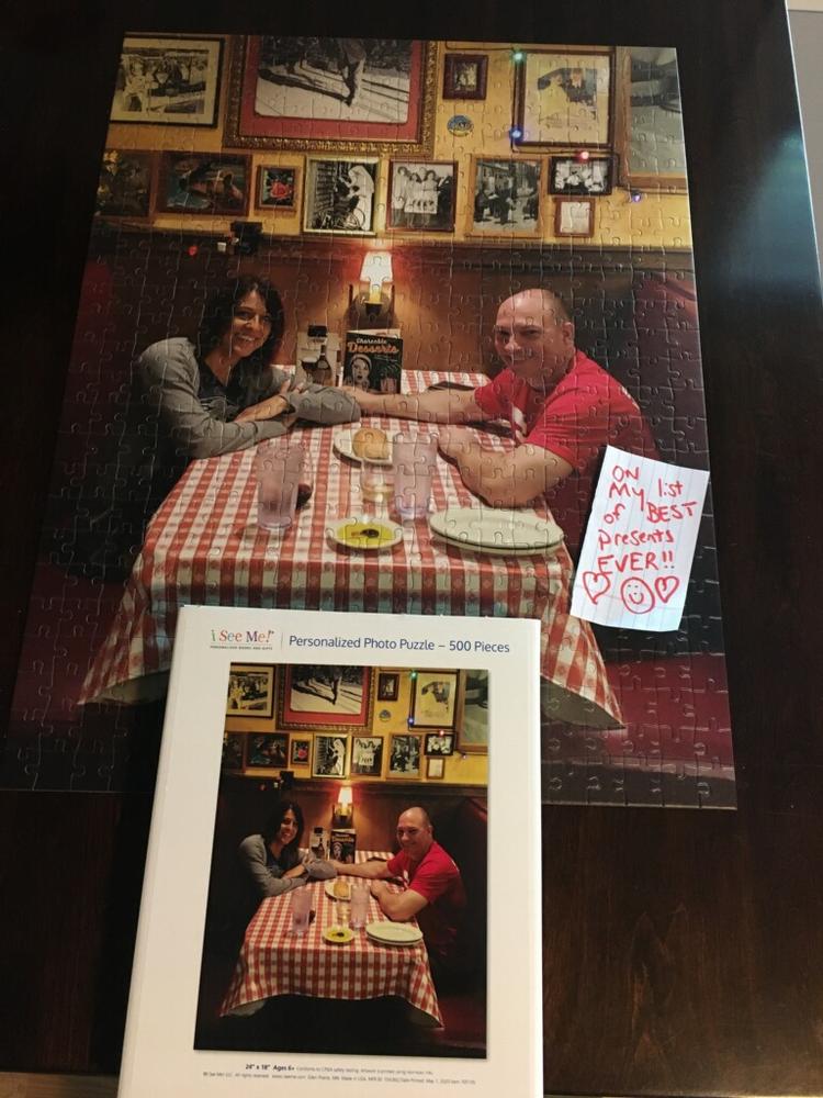 Personalized Photo Puzzle, Portrait / Vertical - 500 Pieces - Customer Photo From