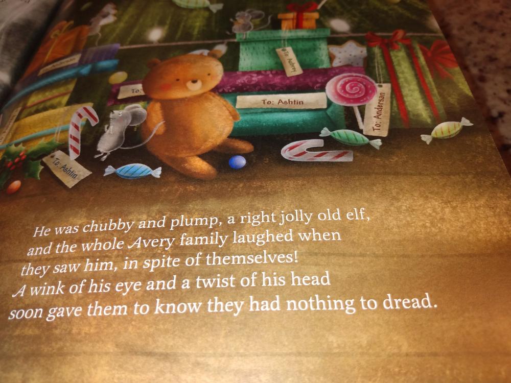 Our Family’s Night Before Christmas Personalized Book - Customer Photo From