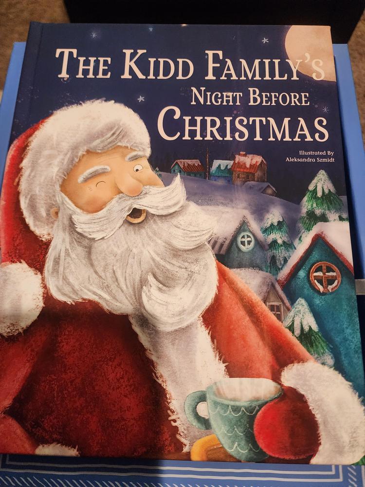 Our Family’s Night Before Christmas Personalized Book - Customer Photo From