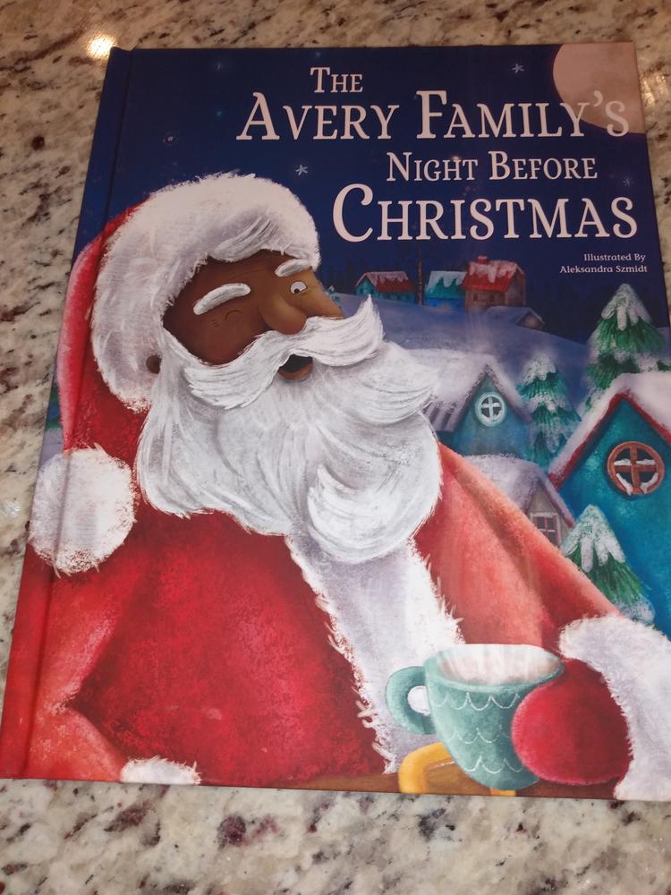Our Family’s Night Before Christmas Personalized Book - Customer Photo From
