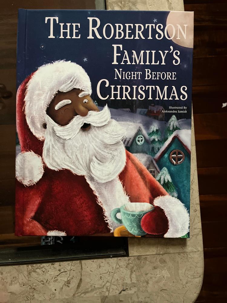 Our Family’s Night Before Christmas Personalized Book - Customer Photo From