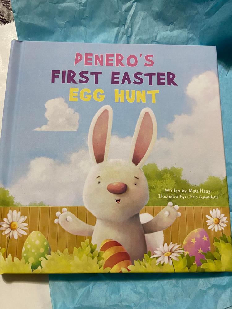 My First Easter Egg Hunt Personalized Board Book - Customer Photo From 