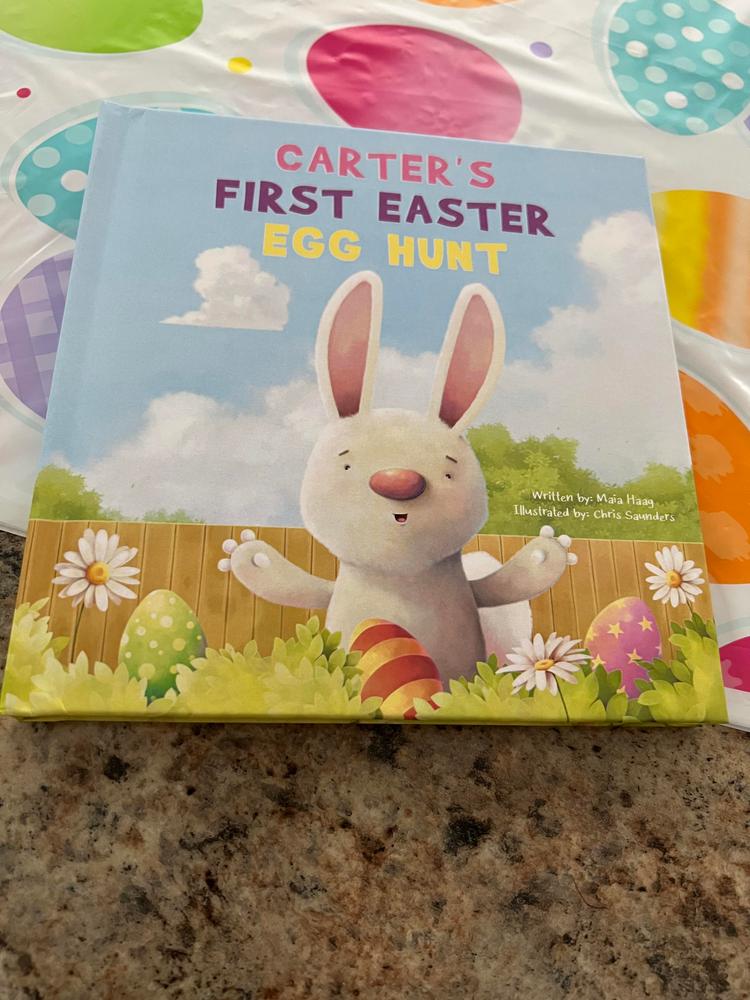 My First Easter Egg Hunt Personalized Board Book - Customer Photo From 