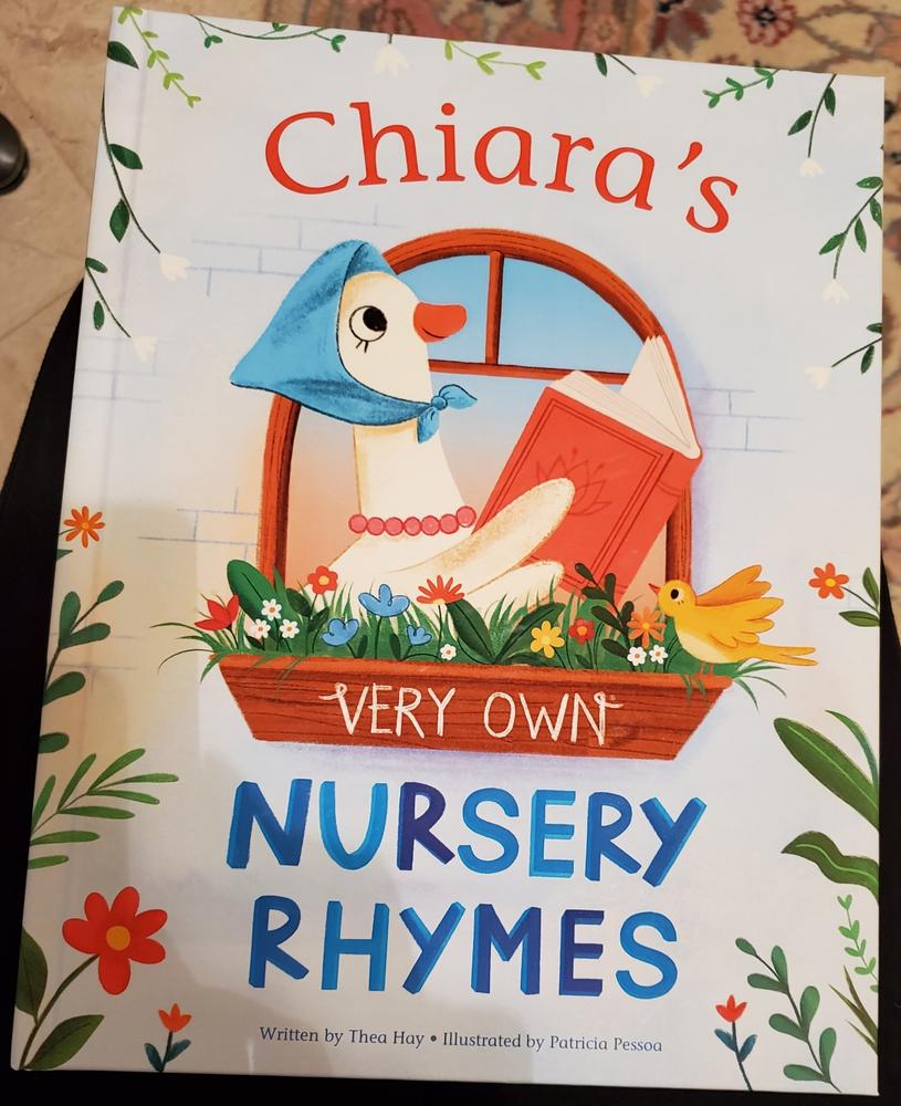 My Very Own Nursery Rhymes Personalized Book - Customer Photo From 
