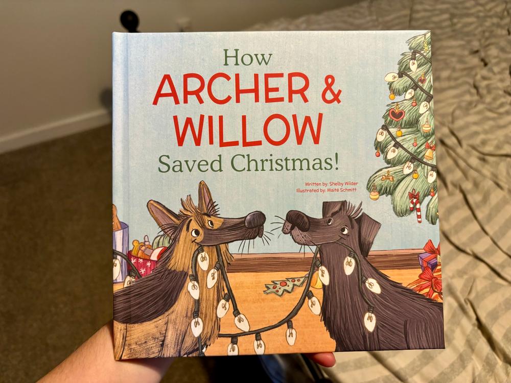 How My Dog Saved Christmas Personalized Book - Customer Photo From 