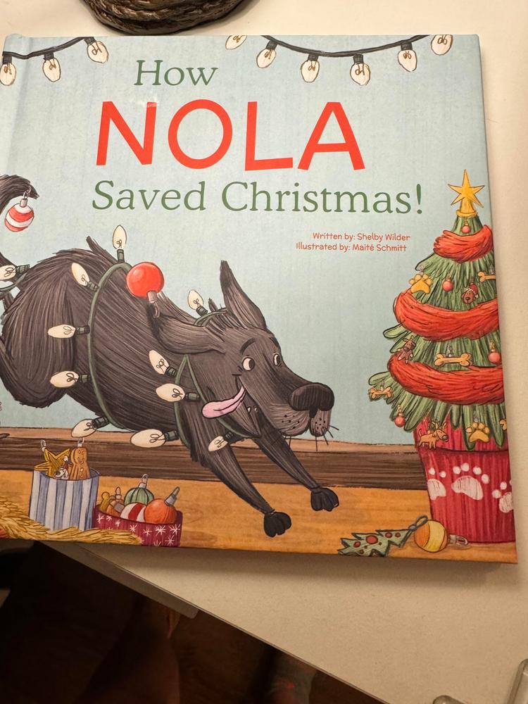 How My Dog Saved Christmas Personalized Book - Customer Photo From 