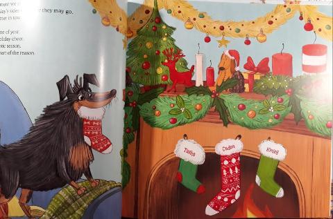 How My Dog Saved Christmas Personalized Book - Customer Photo From 