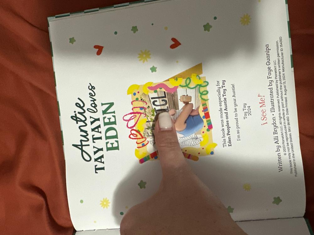 Auntie and Me Personalized Book - Customer Photo From 