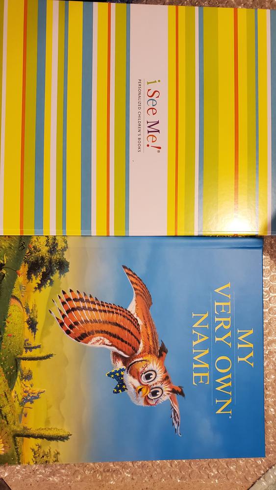 My Very Own Name Classic Cover Edition Personalized Book - Customer Photo From 
