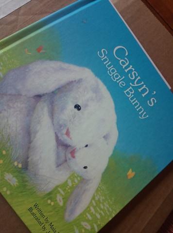 My Snuggle Bunny Personalized Book - Customer Photo From 