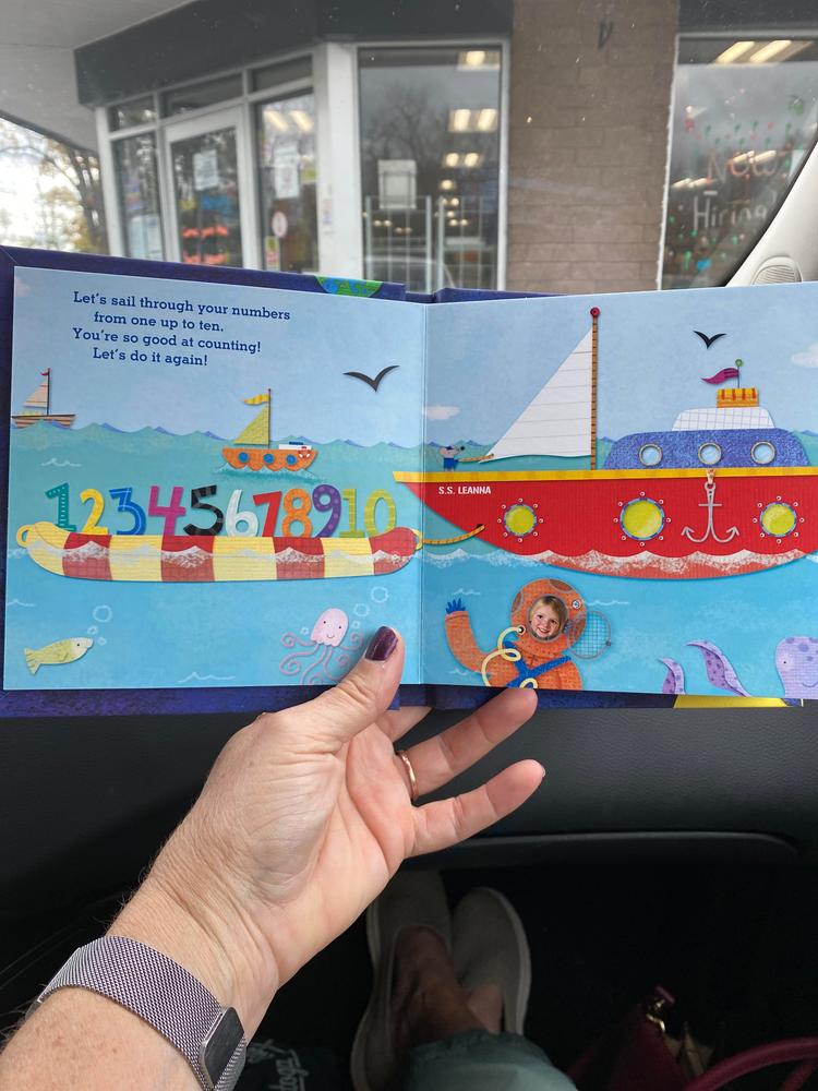 1-2-3 Blast Off With Me Personalized Board Book - Customer Photo From 