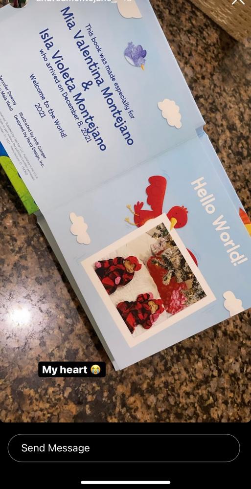 Hello World! Personalized Book for Twins | I See Me!
