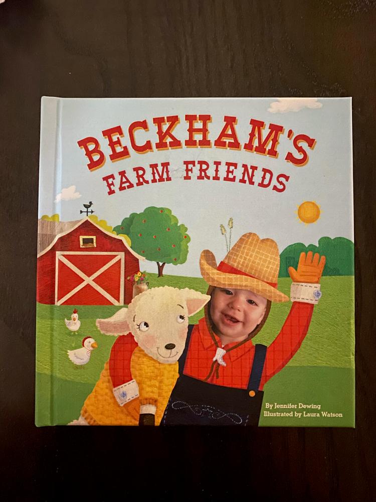 My Farm Friends Personalized Board Book - Customer Photo From