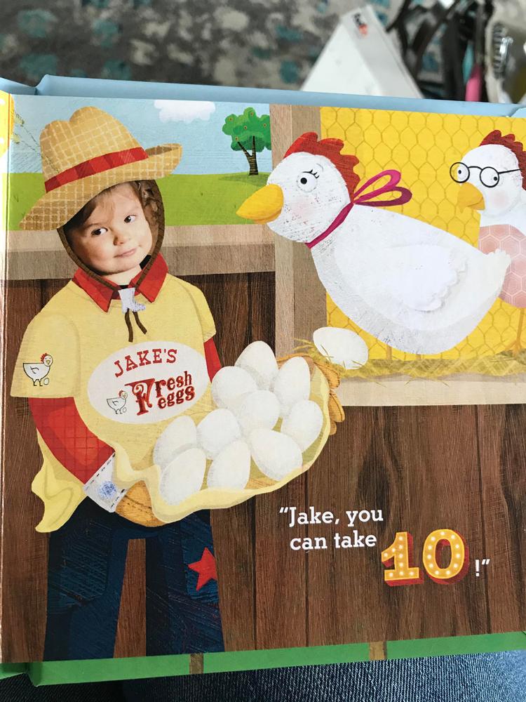 My Farm Friends Personalized Board Book - Customer Photo From