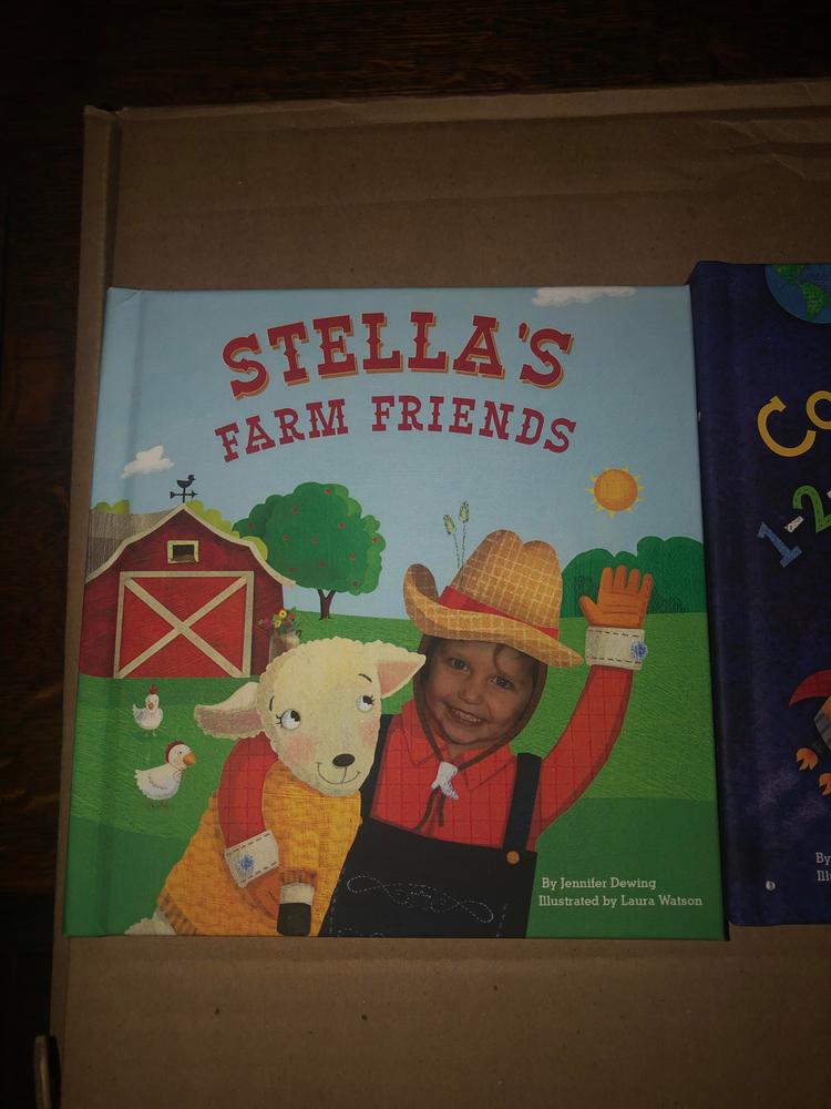 My Farm Friends Personalized Board Book - Customer Photo From
