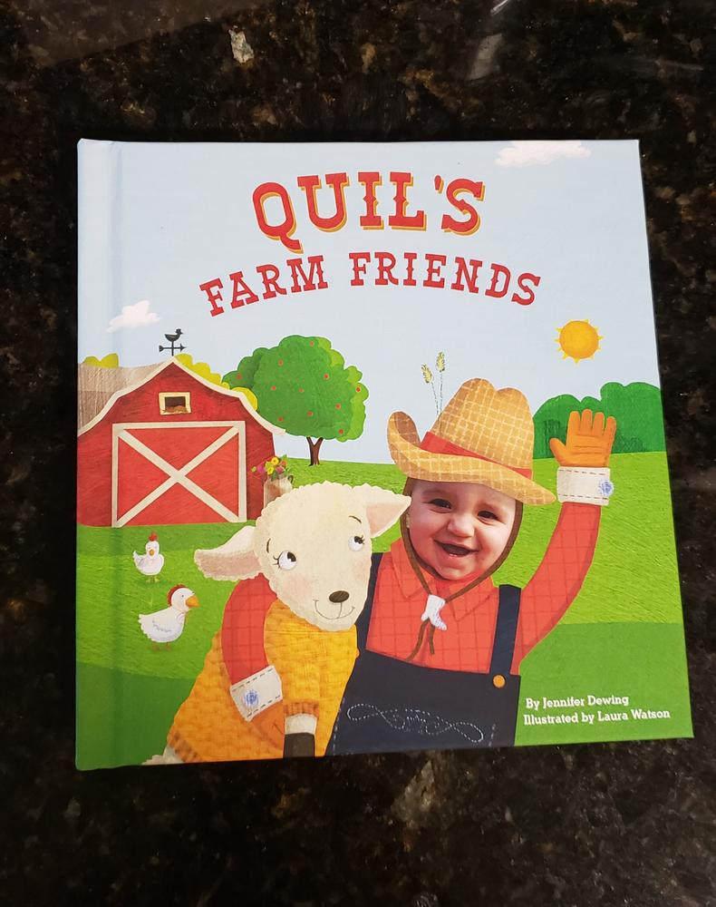 My Farm Friends Personalized Board Book - Customer Photo From