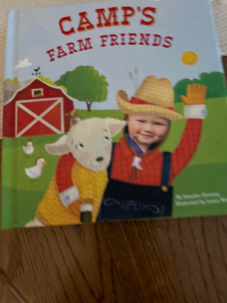 My Farm Friends Personalized Board Book - Customer Photo From