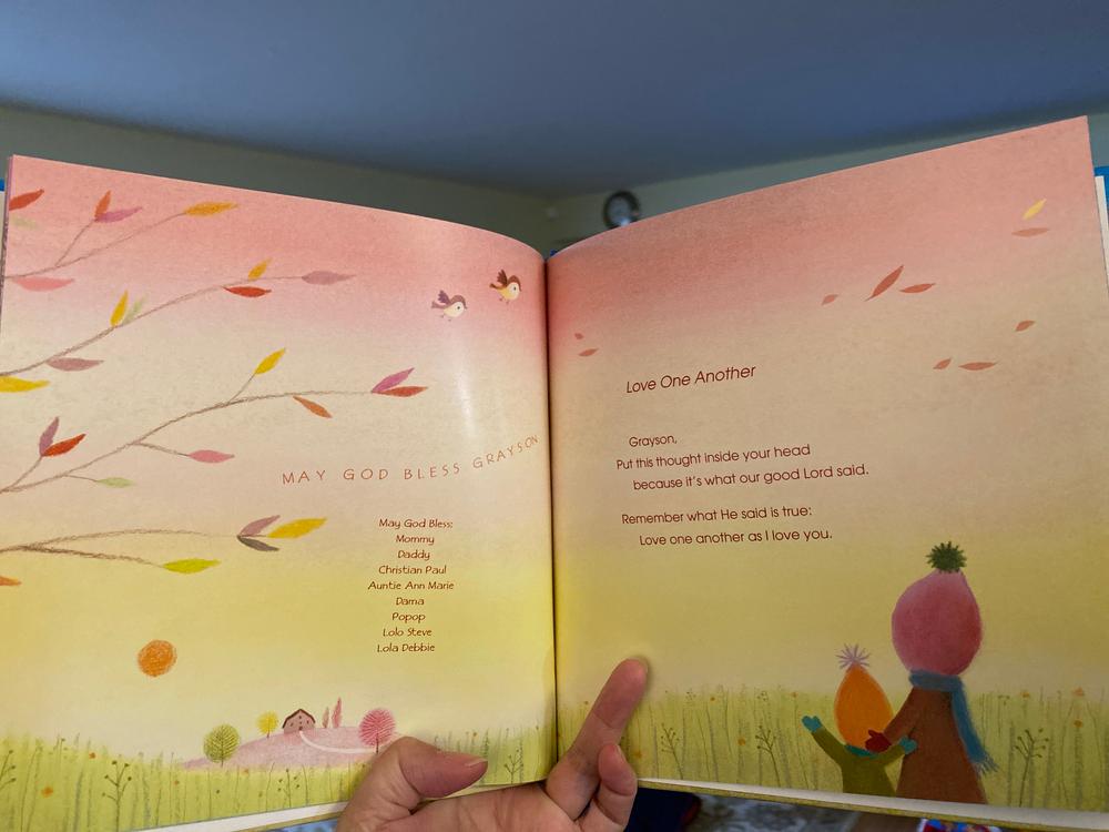 My Little Book of Blessings Personalized Book - Customer Photo From 