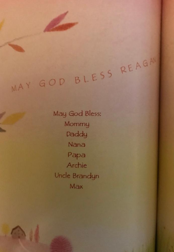 My Little Book of Blessings Personalized Book - Customer Photo From 