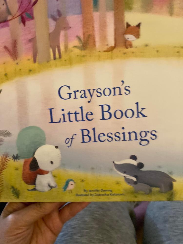 My Little Book of Blessings Personalized Book - Customer Photo From 