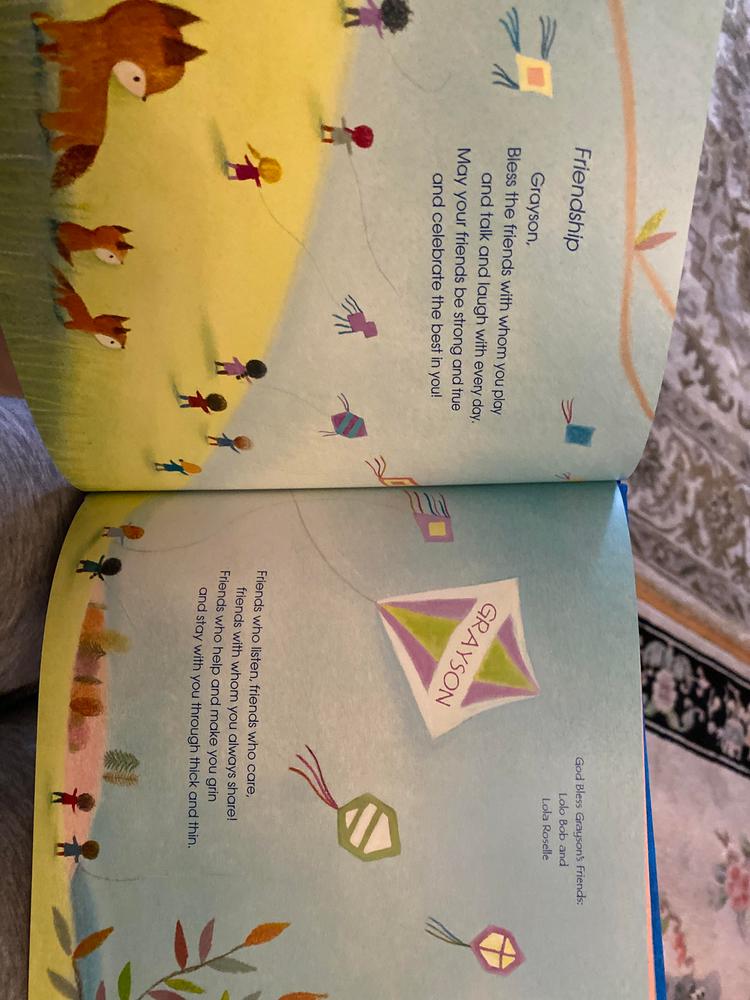 My Little Book of Blessings Personalized Book - Customer Photo From 