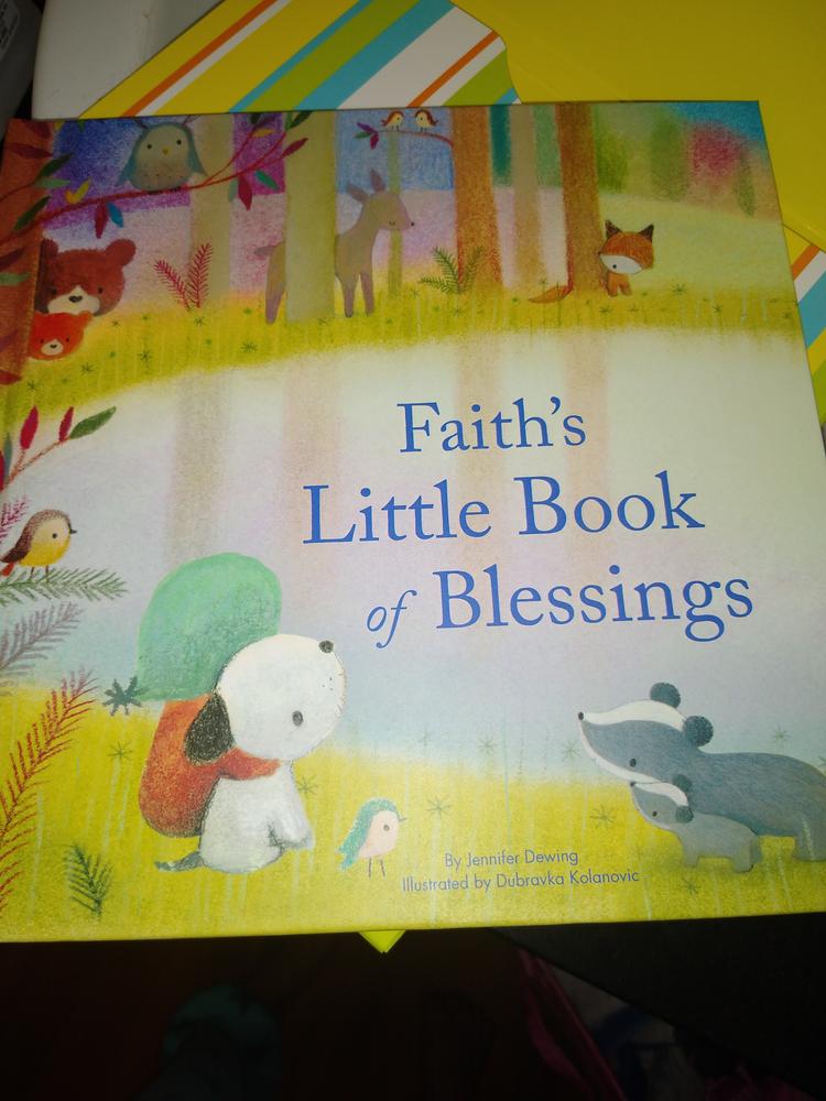 My Little Book of Blessings Personalized Book - Customer Photo From 