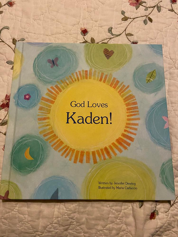God Loves You! Personalized Book - Customer Photo From