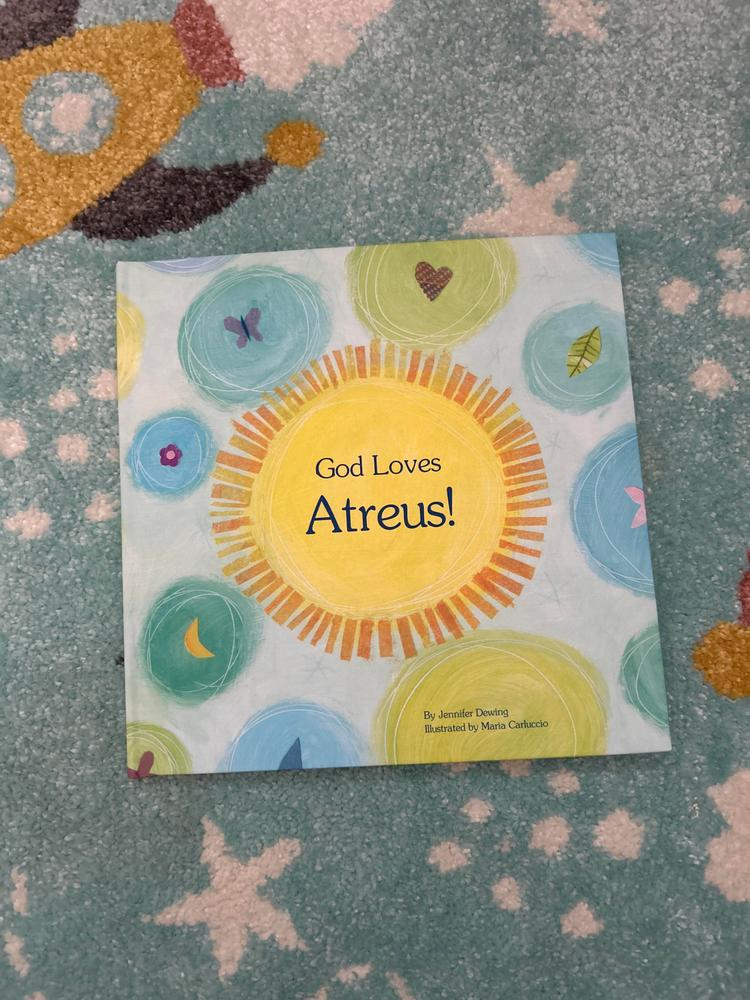 God Loves You! Personalized Book - Customer Photo From