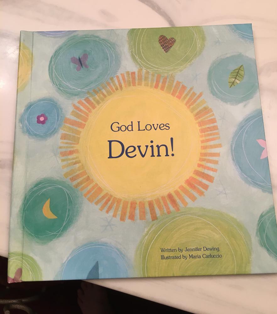 God Loves You! Personalized Book - Customer Photo From