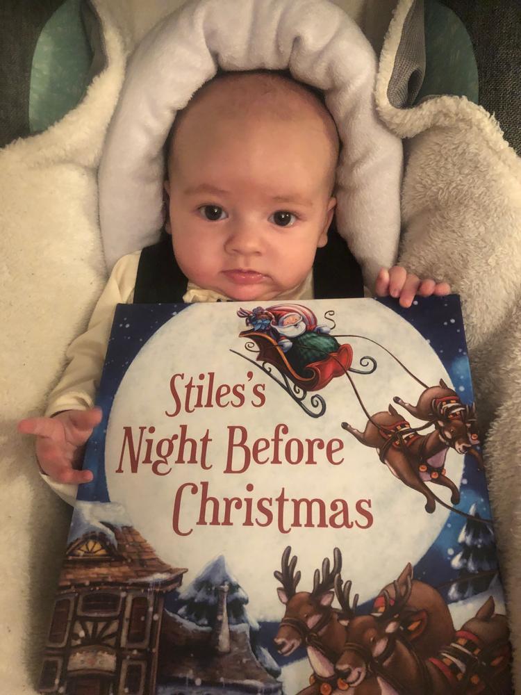 My Night Before Christmas Personalized Book - Customer Photo From 