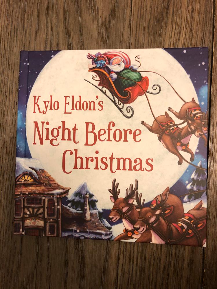 My Night Before Christmas Personalized Book - Customer Photo From 