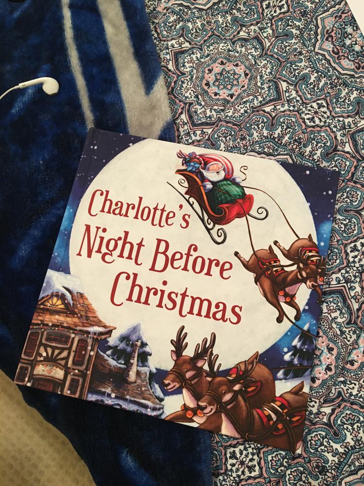 My Night Before Christmas Personalized Book - Customer Photo From 
