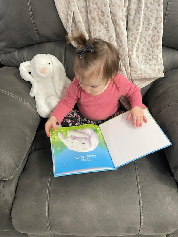 My Snuggle Bunny Personalized Book and Bunny Gift Set - Customer Photo From 