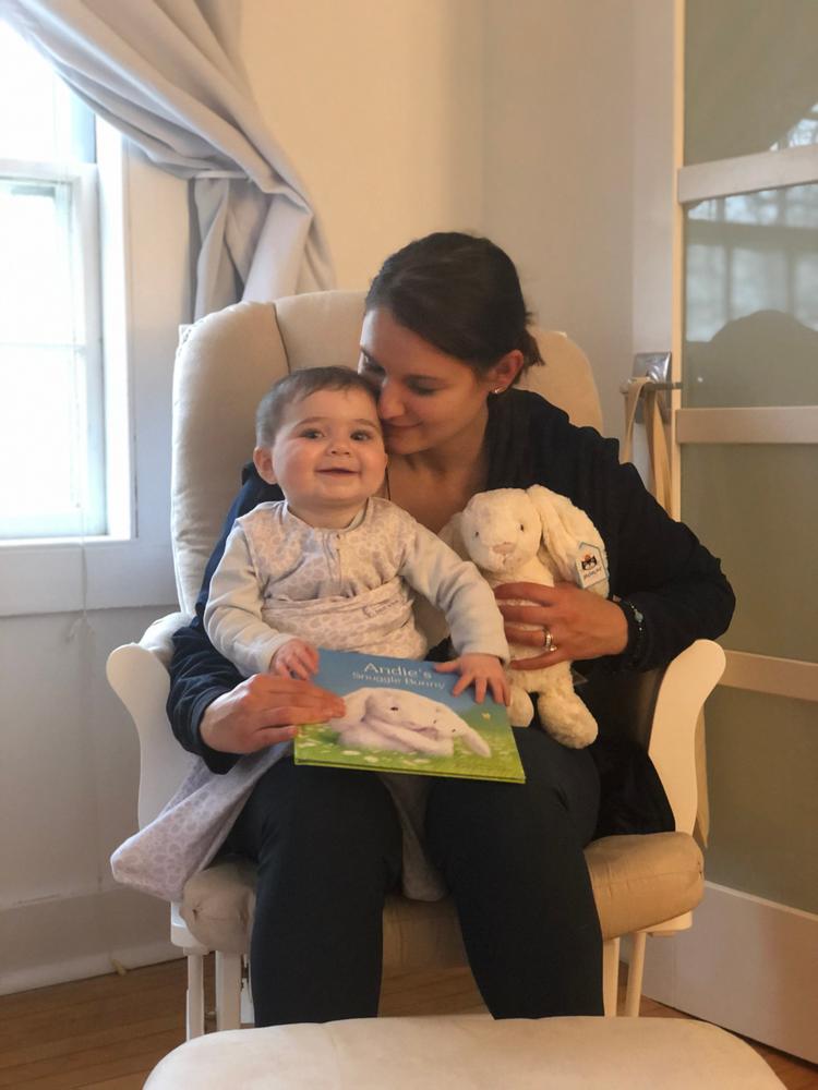 My Snuggle Bunny Personalized Book and Bunny Gift Set - Customer Photo From 