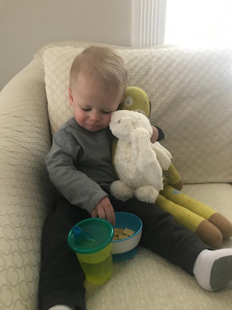 My Snuggle Bunny Personalized Book and Bunny Gift Set - Customer Photo From 