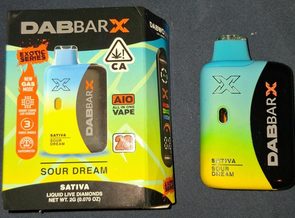 Dab Bar X AIO (2g) - Sour Dream - Customer Photo From April Carmickle
