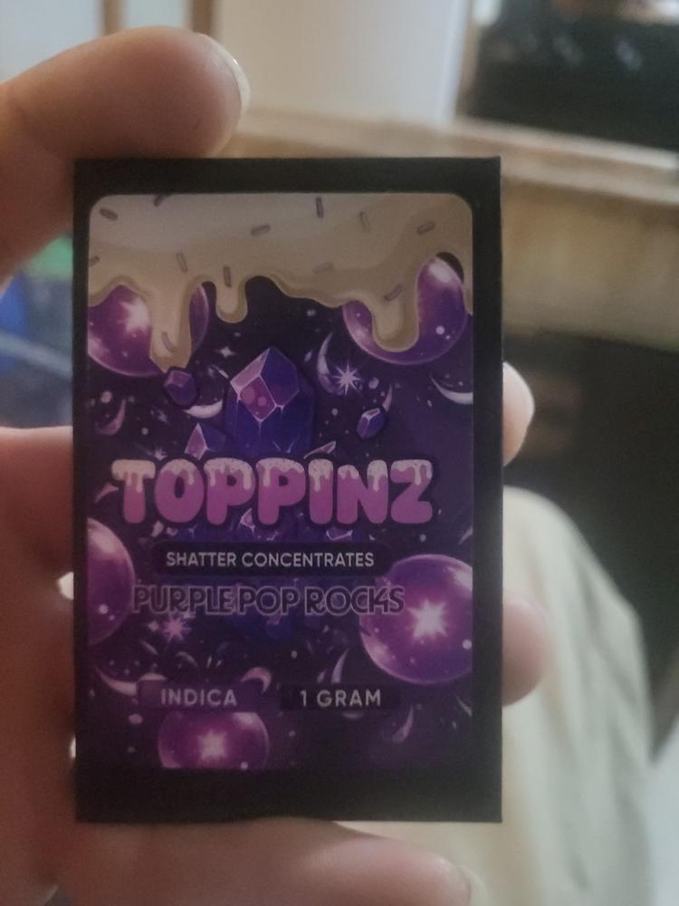 Toppinz Shatter 1g - Purple Pop Rocks - Customer Photo From Cody Guidroz