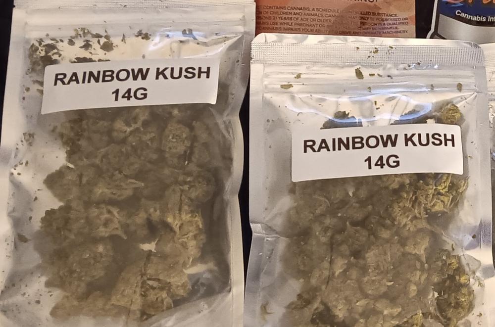 Rainbow Kush - 28 grams - Customer Photo From Cameron Reine