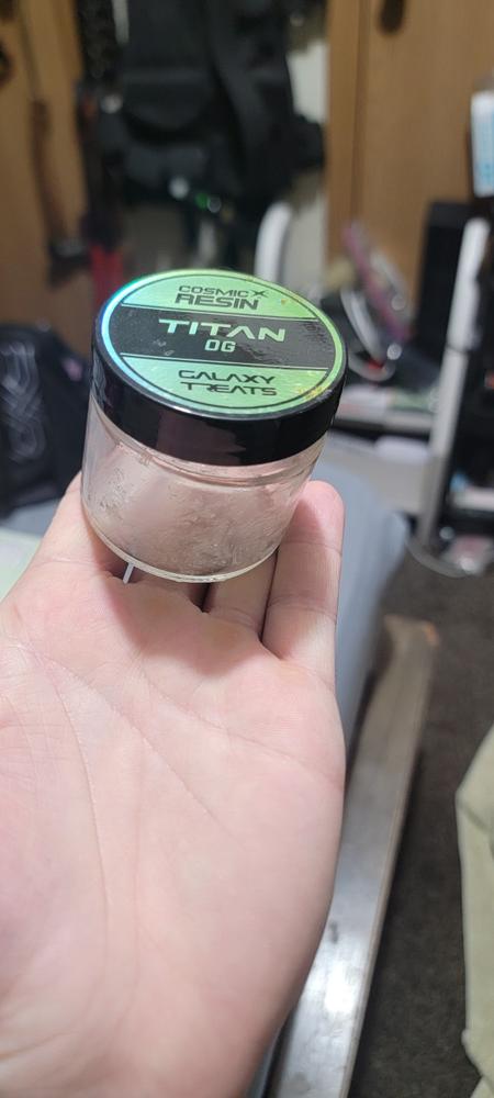 Galaxy Treats 1oz - Titan OG - Customer Photo From Donald Smith