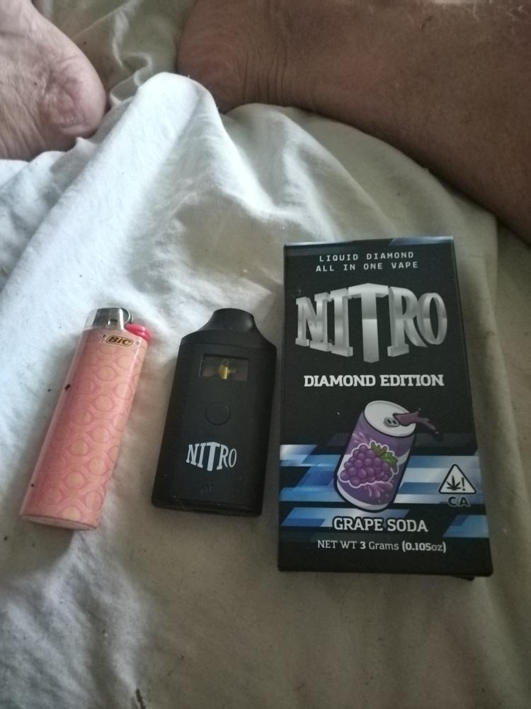 Nitro Diamond Disposable (3g) - Grape Soda - Customer Photo From Jack Rein