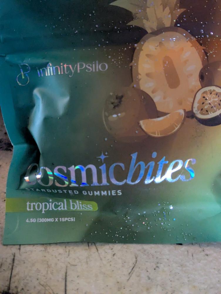 Infinity Pslio Bites Gummies 4.5G - Tropical Bliss - Customer Photo From Robert Schaefer