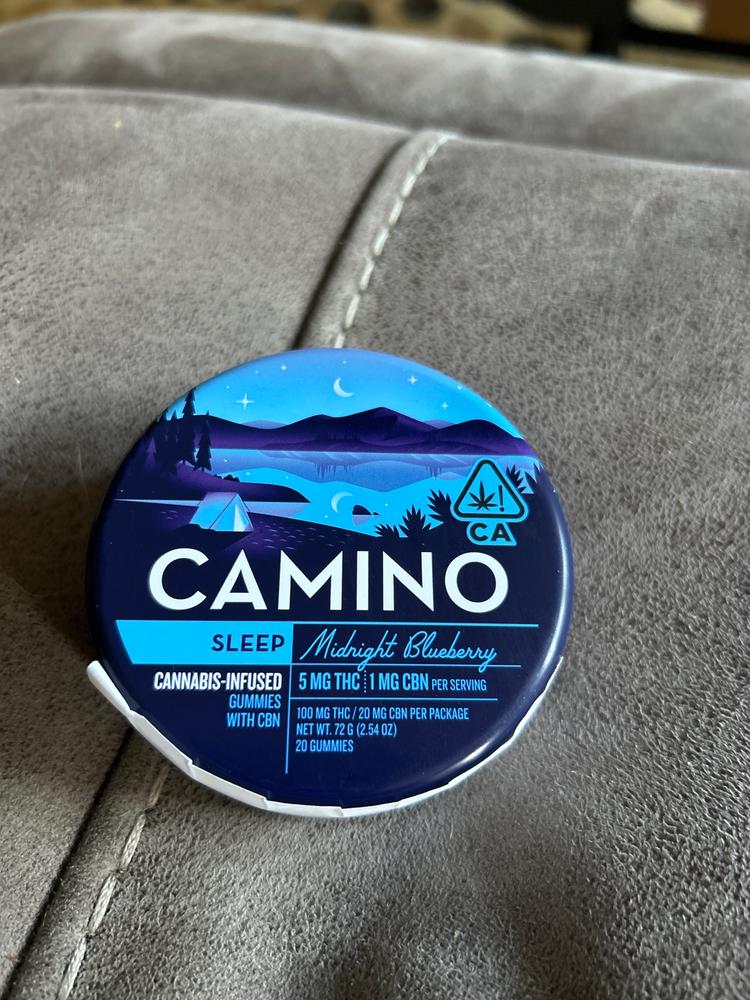 Camino Gummies 100MG - Midnight Blueberry - Customer Photo From Michael Cowdrey