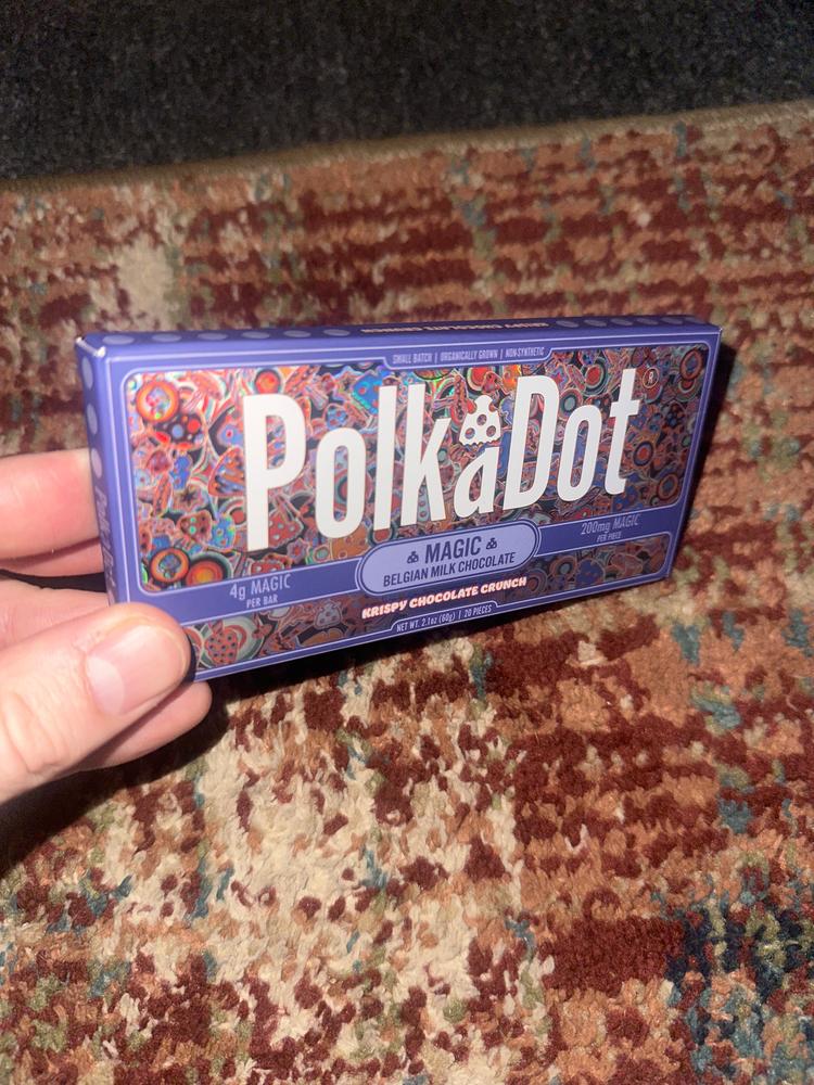 Polka Dots Magic Chocolate (4g) - Krispy Crunch - Customer Photo From Tyler 