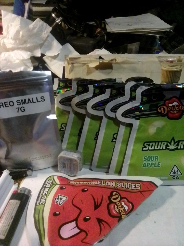 Devour Sour Belts (3000mg) – Green Apple - Customer Photo From Mark Harsh