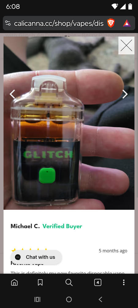 Glitch 4g Disposable - Purple Punch - Customer Photo From Tito