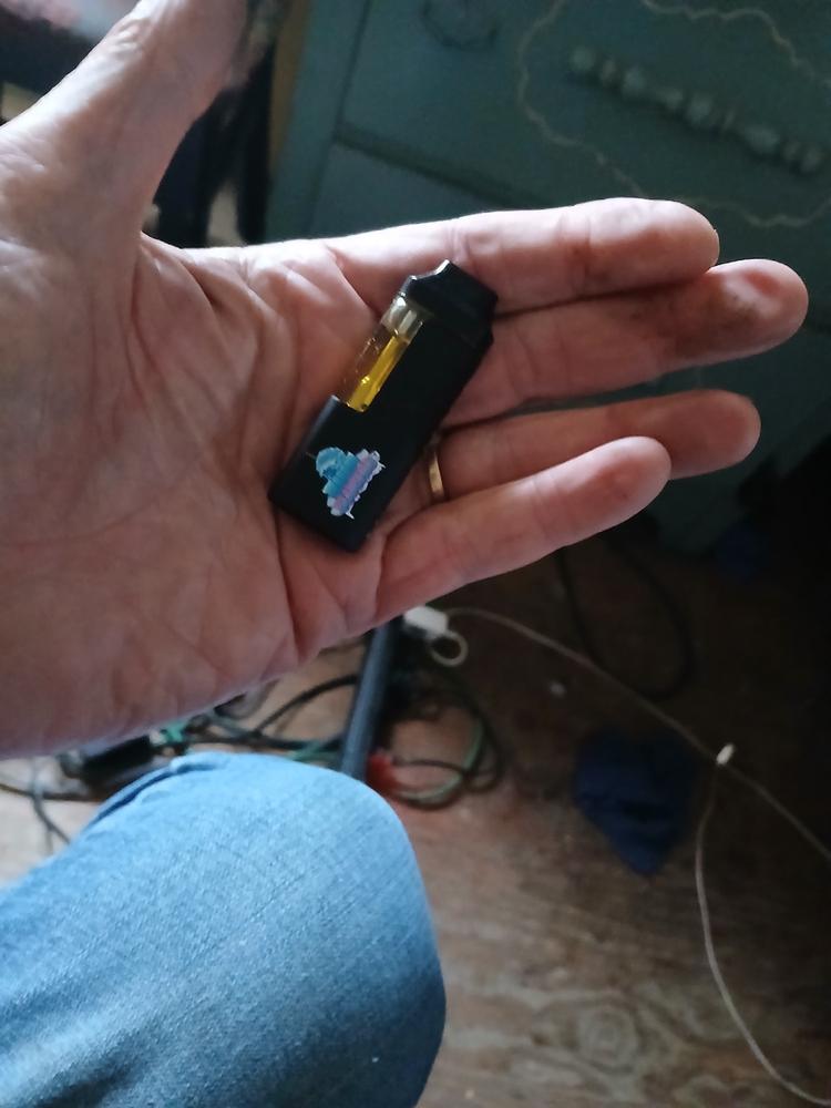 Muha Meds Disposable (2g) - Blue Slushie - Customer Photo From John Mccullough