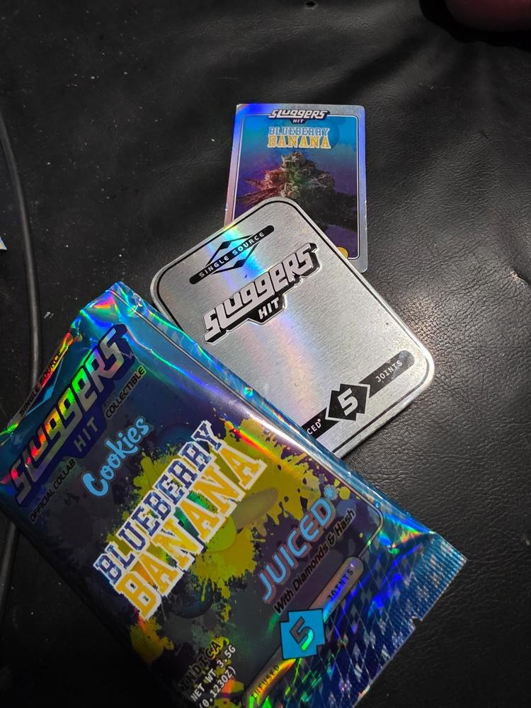 Sluggers Hit (3.5g) - Blueberry Banana - Customer Photo From Patricia Ferris